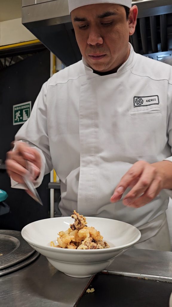 Calamares y Camarones Tempura -Menú de mar en CDMX